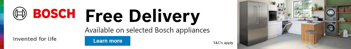 Bosch free delivery on refrigeration